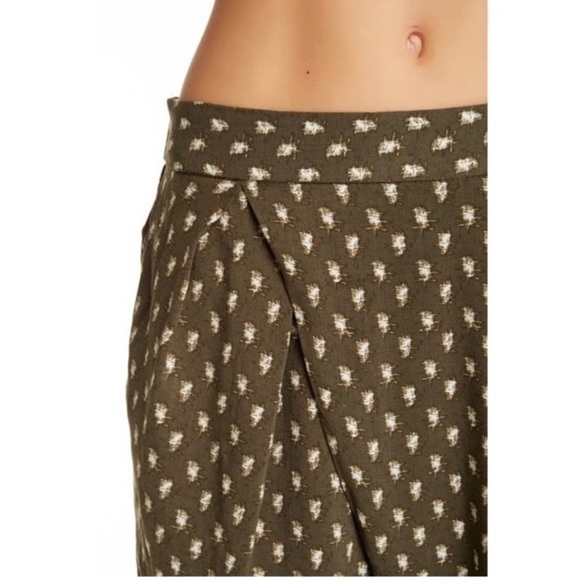 Free People Green Shelias Rayon Crossover Pant {G} sz small - Picture 3 of 7